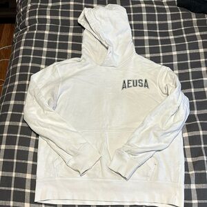 American eagle USA white hoodie